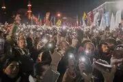 تجمع معترضان اردوغان در مقابل دادگاه امام ‌اوغلو 