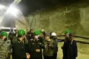بازدید سرلشکر باقری از یک پروژه زیرزمینی