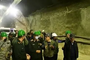 بازدید سرلشکر باقری از یک پروژه زیرزمینی
