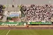 ببینید مصدومیت شدید هوادار ملوان به خاطر برخورد سنگ به سرش!

