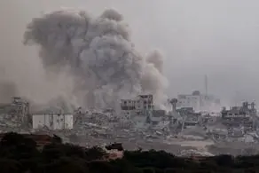 همچنان پس از اعلام توافق آتش بس حملات به غزه ادامه دارد 