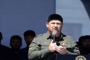 نیروهای چچنی یک مسجد را ویران کردند!