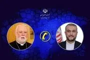 رایزنی وزرای خارجه ایران و واتیکان درباره فلسطین