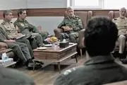 بازدید فرمانده کل ارتش از پایگاه‌ هوایی شهید لشگری