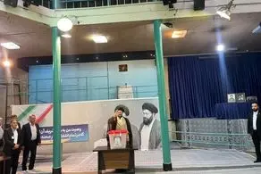سیدحسن خمینی رأی داد| سیداحمد خمینی در حسینیه جماران