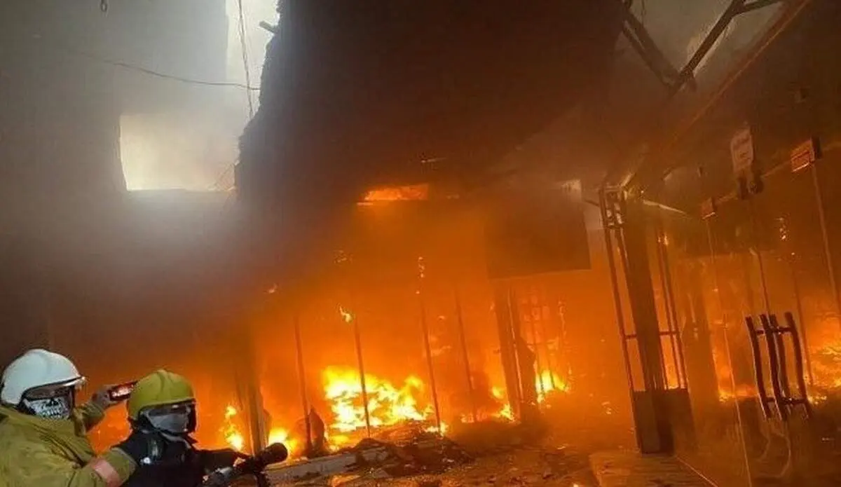 انفجار مخزن ازت در شرکت فولاد شادگان