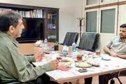 صبحانه سیاسی ضرغامی و رائفی پور  + عکس 