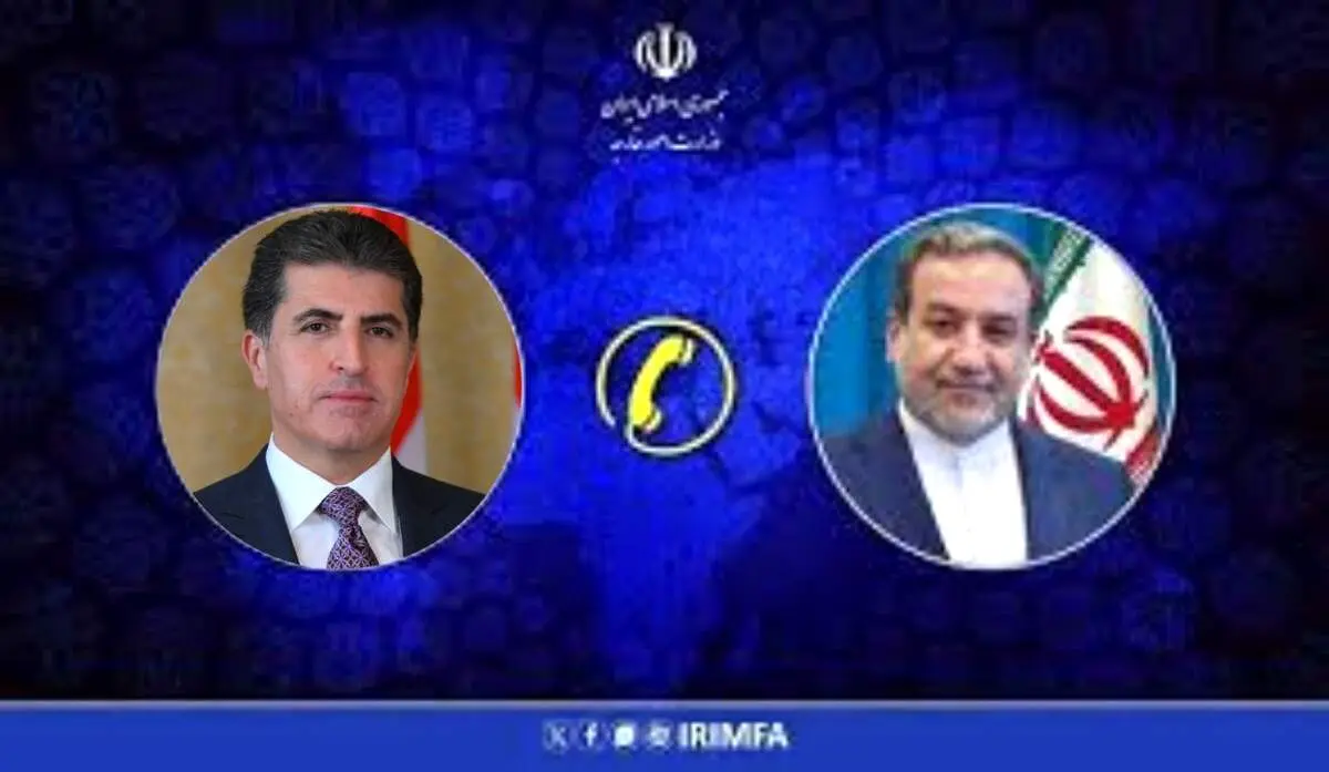 تماس تلفنی عراقچی و بارزانی درباره تجاوز اسرائیل به خاک ایران 