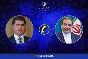 تماس تلفنی عراقچی و بارزانی درباره تجاوز اسرائیل به خاک ایران 