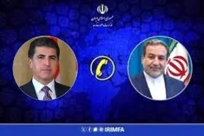 تماس تلفنی عراقچی و بارزانی درباره تجاوز اسرائیل به خاک ایران 