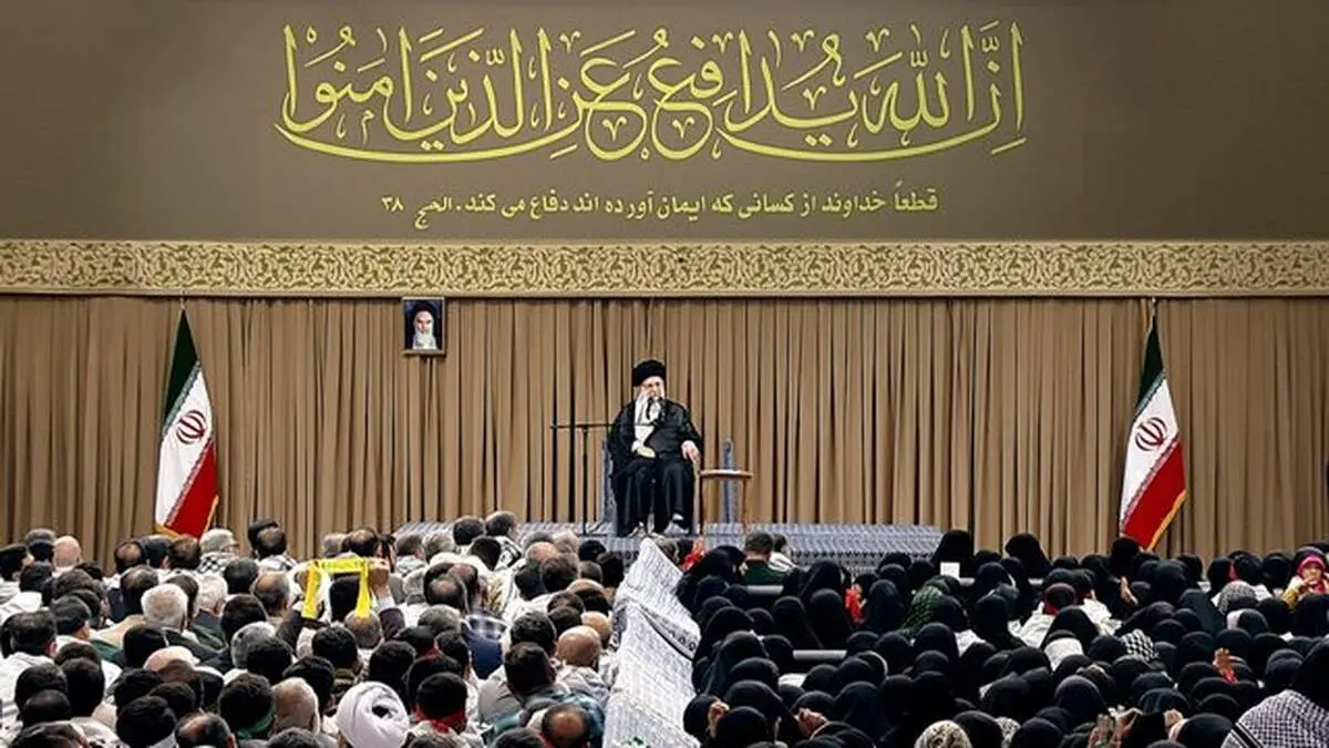 الهام چرخنده در مراسم بیت رهبری/ تصاویر