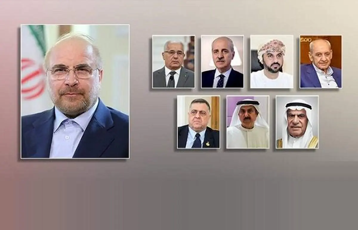 گفتوگوی تلفنی قالیباف با روسای مجالس ۷ کشور اسلامی