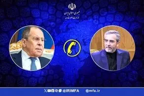 گفت و گوی تلفنی وزیر امور خارجه روسیه و سرپرست وزارت امور خارجه