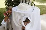 دیوانه شدن عروس خانم با دیدن بچه‌ها وسط مراسم!