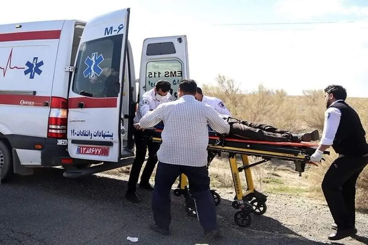 واژگونی اتوبوس در استان یزد + تعداد مجروحان