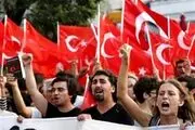 تظاهرات گسترده علیه اردوغان 