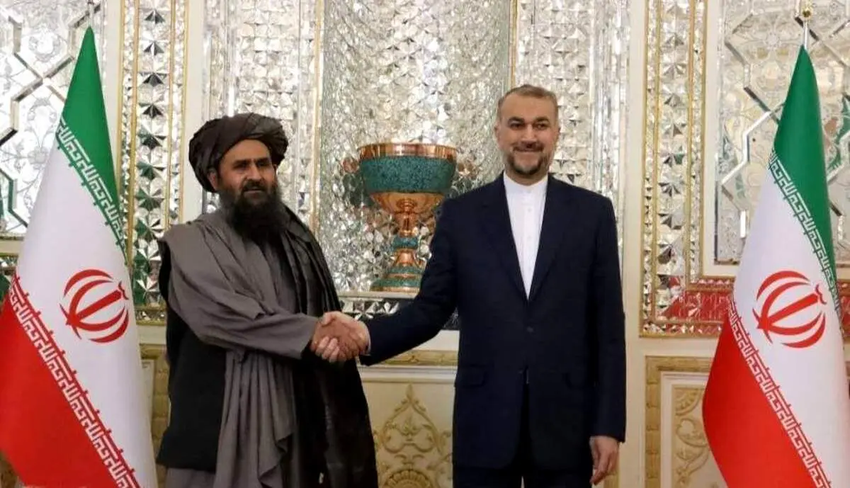 هیات طالبان در راه تهران 
