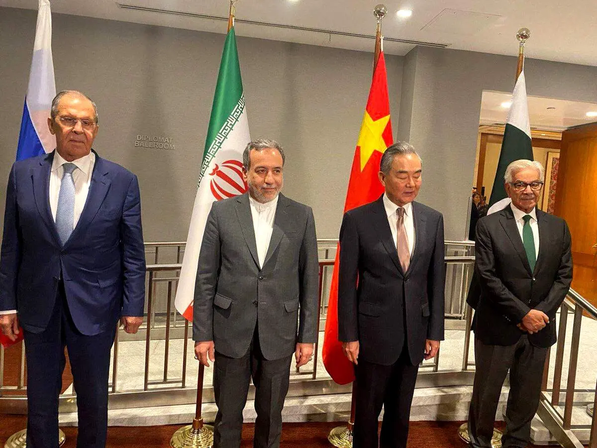 نشست چهار جانبه وزرای ایران، روسیه، چین و پاکستان با موضوع افغانستان برگزار شد