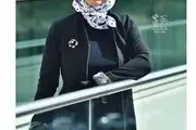 مریم کاویانی با استایل زمستانی در پشت بام!/ عکس