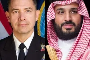 دیدار محمدبن سلمان با فرمانده سنتکام 