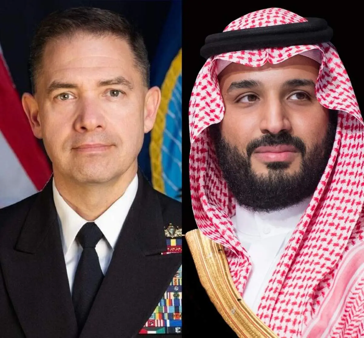 دیدار محمدبن سلمان با فرمانده سنتکام 