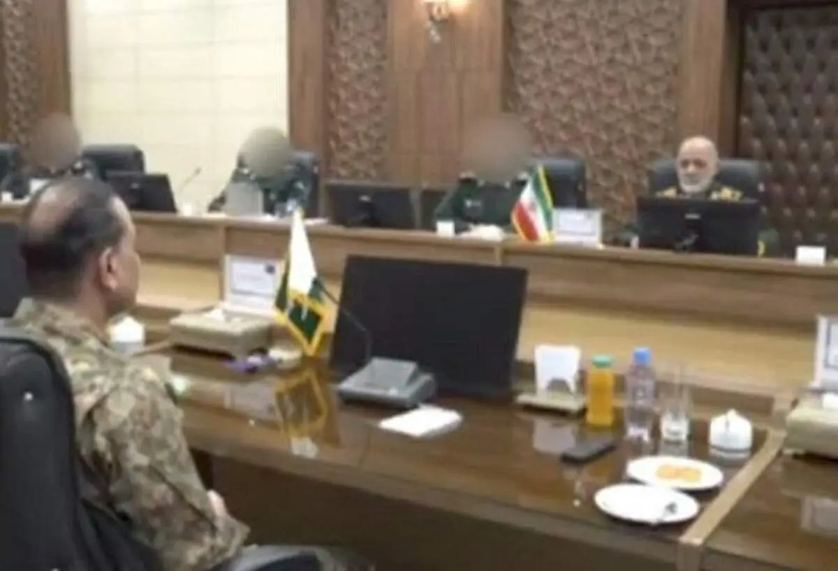 فرمانده ارتش پاکستان با فرماندهی قرارگاه مرکزی خاتم‌الانبیا دیدار کرد