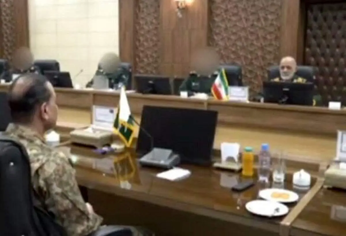 فرمانده ارتش پاکستان با فرماندهی قرارگاه مرکزی خاتم‌الانبیا دیدار کرد