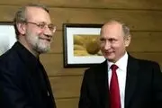 لاریجانی پیام رهبری را تقدیم پوتین کرد 