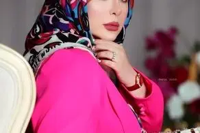 عکس نیوشا ضیغمی با لباس شب منشوری برایش دردسر می شود/ عکس