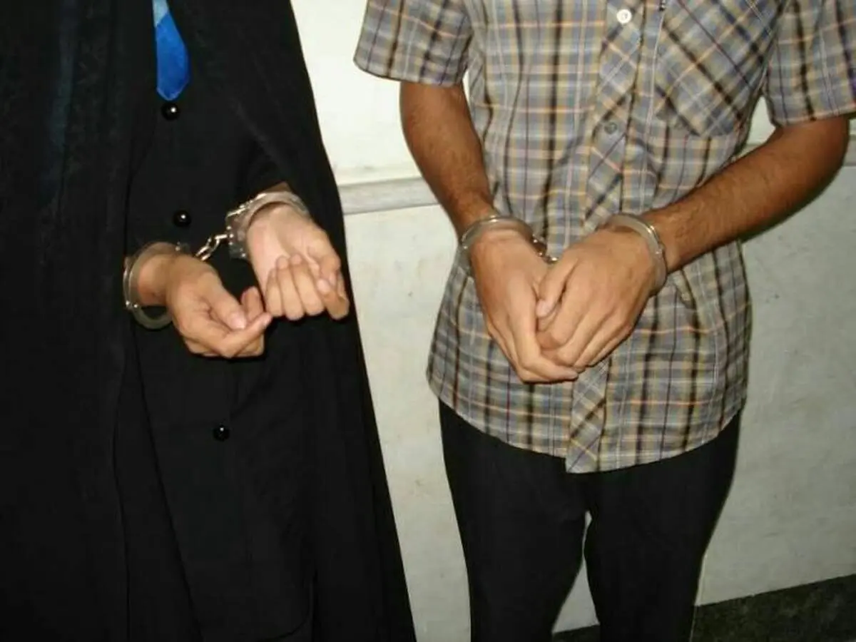 دستگیری یک زن و شوهر زورگیر در کاشمر + عکس