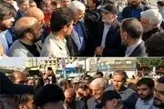 عکس از سردار قاآنی با کلاه در موکب مهاجران افغان + ببینید 