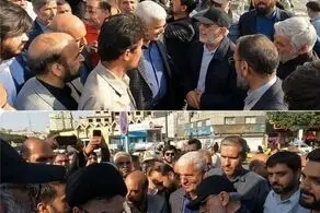 عکس از سردار قاآنی با کلاه در موکب مهاجران افغان + ببینید 