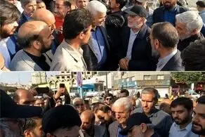 عکس از سردار قاآنی با کلاه در موکب مهاجران افغان + ببینید 
