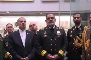 بازدید فرمانده نیروی دریایی از موزه دریایی ارتش روسیه