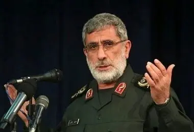پیام فرمانده نیروی قدس سپاه در پی درگذشت فاطمه فلکیان
