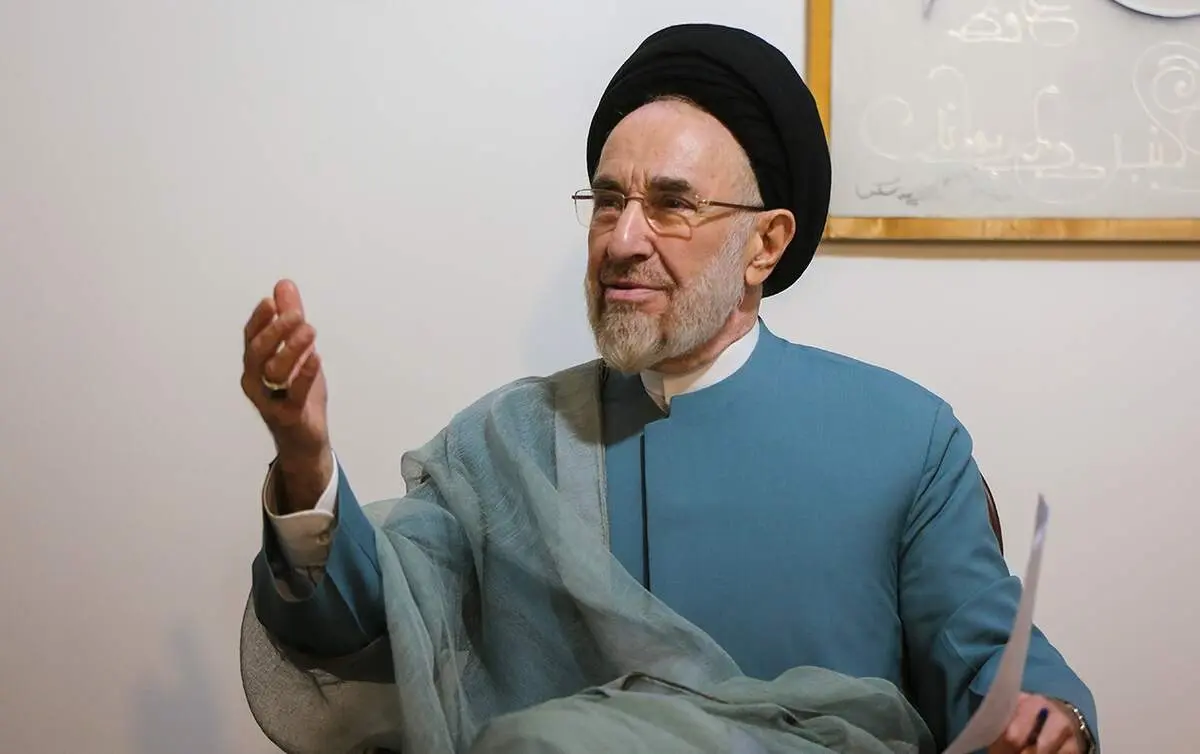 سیدمحمد خاتمی: تهاجم خارجی و جنگ همه‌جانبه ایران را از پا در نمی آورد مگر اینکه بعد از آن حکمرانی نتواند، نقص‌ها را درمان کند 
