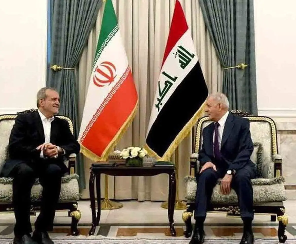 دیدار پزشکیان با رئیسجمهور عراق
