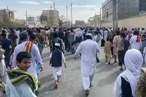 غارت بانک در خاش| فریاد «زنده باد ریگی» سر داده شد!+ببینید 
