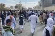 غارت بانک در خاش| فریاد «زنده باد ریگی» سر داده شد!+ببینید 