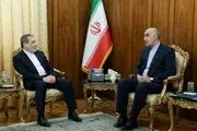 دیدار سرکنسول جدید جمهوری اسلامی ایران در آستاراخان با وزیر امور خارجه