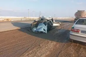 مرگ ۵ عضو یک خانواده در تصادف رانندگی/ ترافیک سنگین در این محور شمالی
