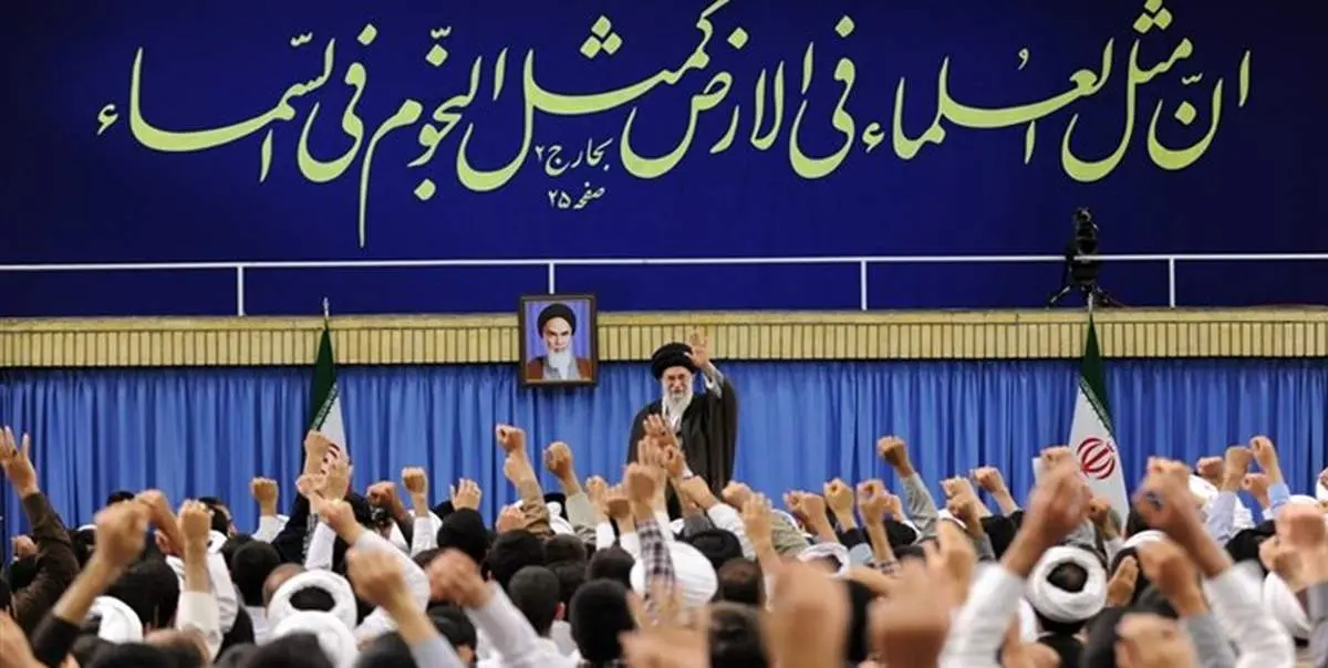 دیدار طلاب و اساتید حوزه‌ علمیه با رهبری همزمان با روز عفاف و حجاب 