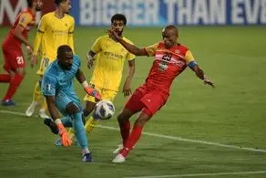 فولاد 1-1 النصر عربستان / پتروس فرصت صدرنشینی را از فولاد گرفت