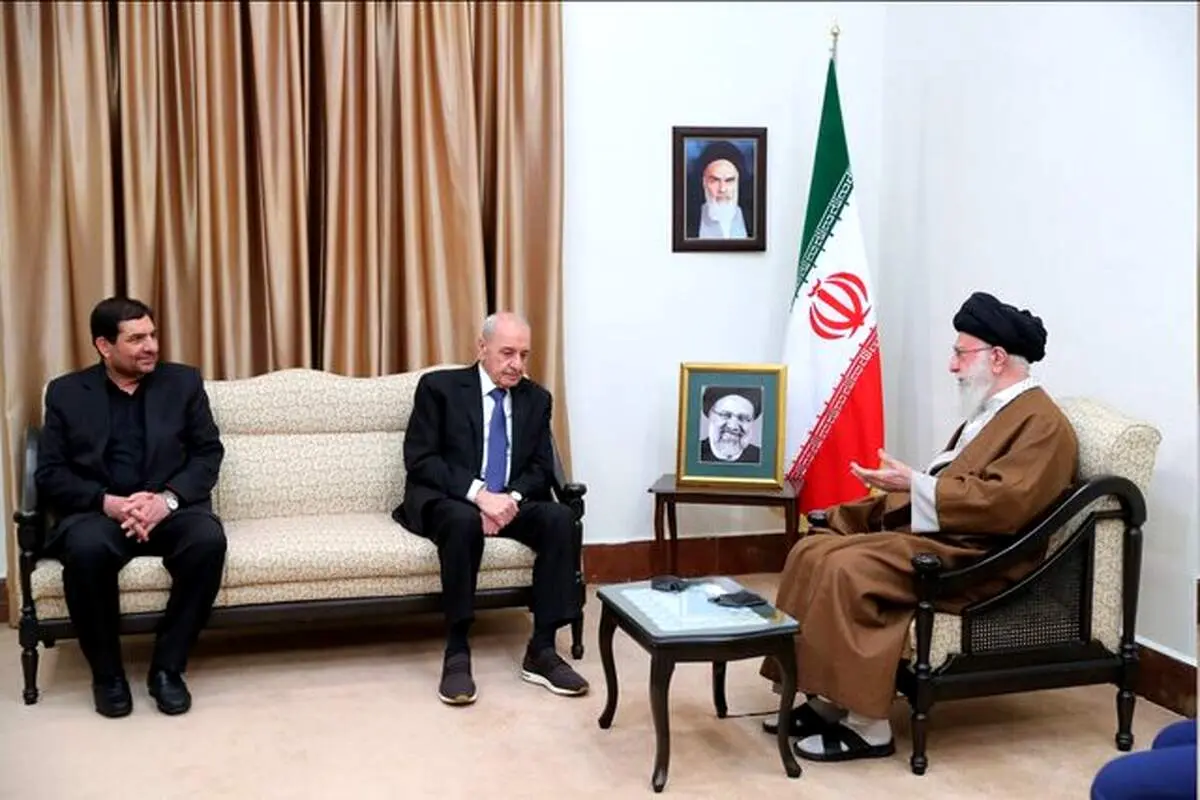 نبیه بری با رهبر انقلاب دیدار کرد