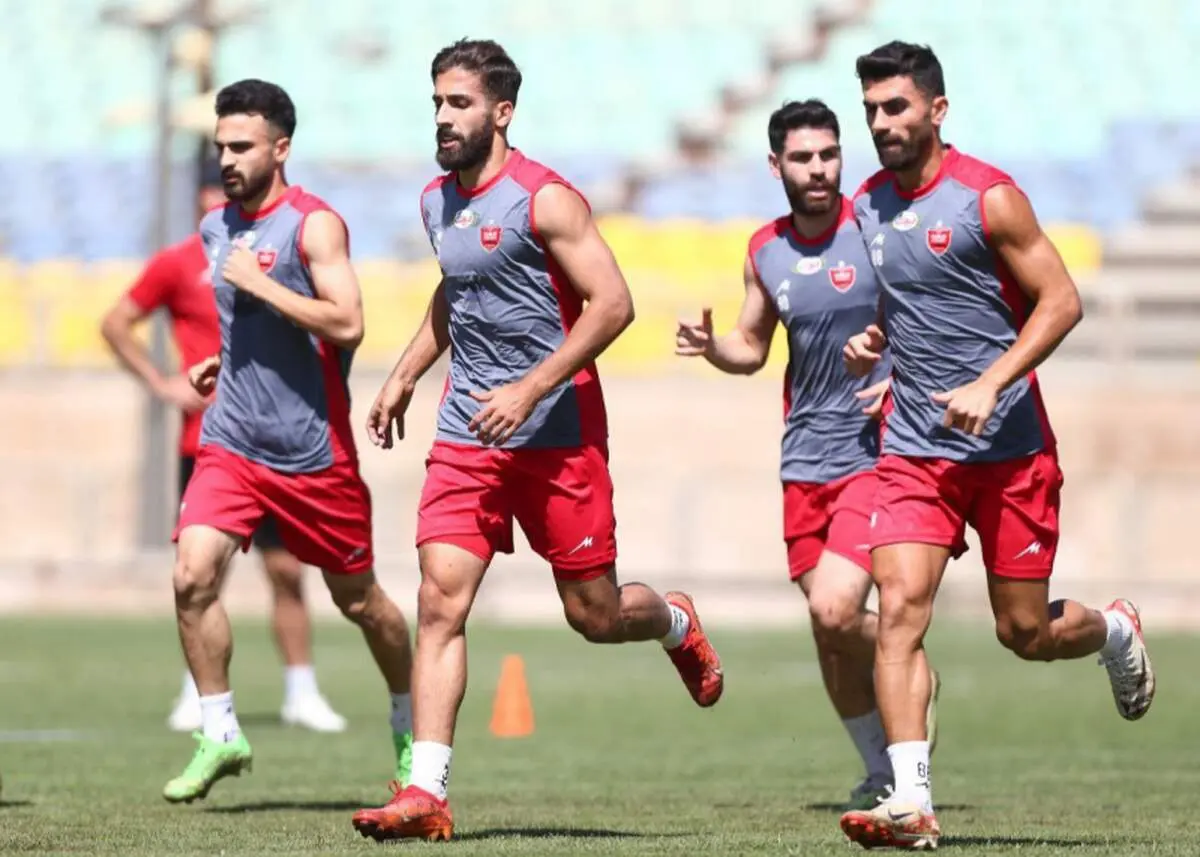  تمرین سنگین پرسپولیس با حضور یک بازیگر