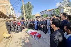 بدرقه صابر کاظمی به خانه ابدی/ فیلم و عکس