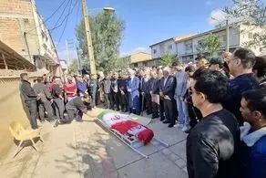 بدرقه صابر کاظمی به خانه ابدی/ فیلم و عکس