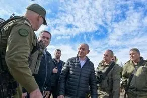پرسه زنی نتانیاهو در کشور نزدیک ایران + عکس 