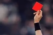 کارت قرمز عاقبت سلام نکردن به داور !  + ببینید