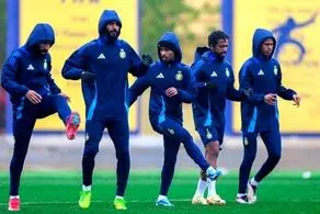 النصر و رونمایی از پیراهن روی برف تهران + عکس